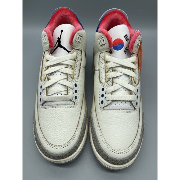 Air Jordan 3 Retro ‘Seoul 2.0’ Size 7.5M 9W New W Orig Box OGALL IB1482-100